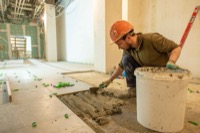 Carpet installation project